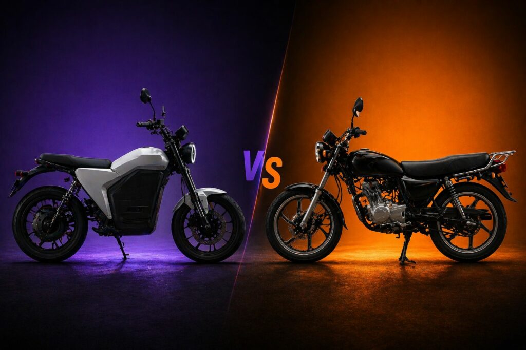 Electric versus Petrol Motorbikes